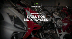 Desktop Screenshot of evolutionmotorcycles.com